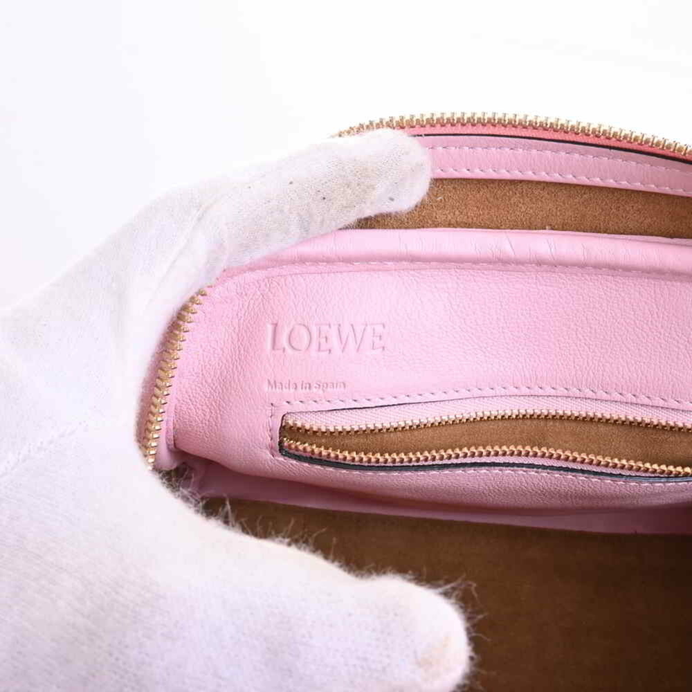 LOEWE Loewe leather Amazona 75 shoulder bag pink - Picture 7 of 8